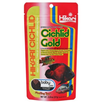 Hikari Cichlid Gold Color Enhancing Fish Food - Baby Pellet