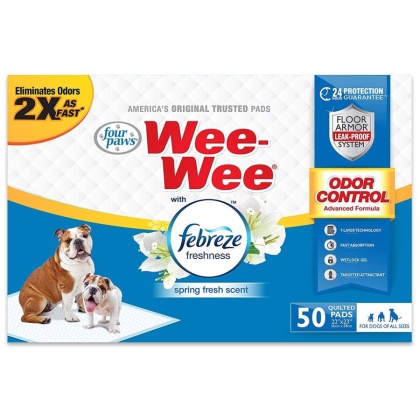 Four Paws Wee-Wee Pads - Febreze Freshness