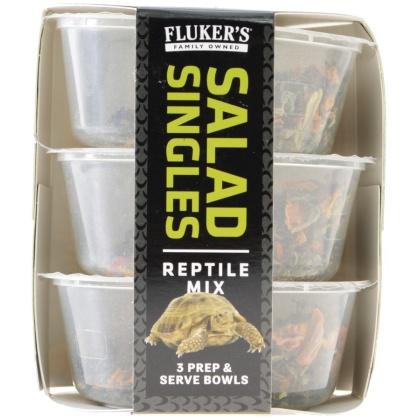 Flukers Salad Singles Reptile Blend