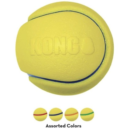 KONG Squeezz Tennis Ball Assorted Colors