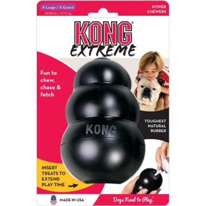 KONG Extreme KONG Dog Toy - Black