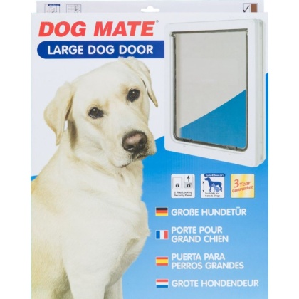 Dog Mate Multi Insulation Dog Door - White