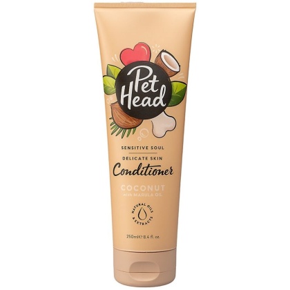 Pet Head Sensitive Soul Delicate Skin Conditioner for Dogs Coconut with Marula Oil