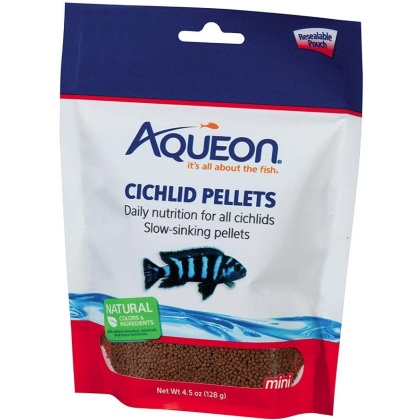 Aqueon Mini Cichlid Food Pellets