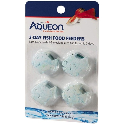 Aqueon 3-Day Fish Food Feeders