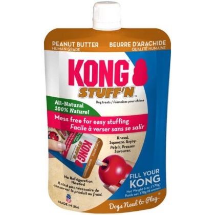KONG Stuff\'N All Natural Peanut Butter for Dogs