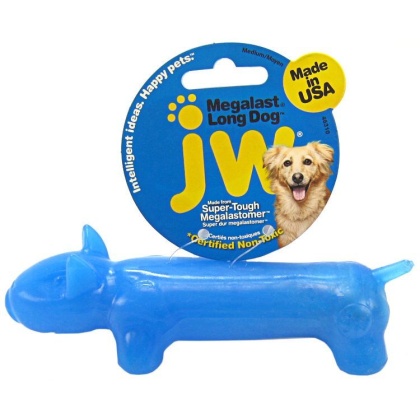 JW Pet Megalast Rubber Dog Toy - Long Dog