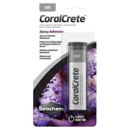 Seachem CoralCrete Gray Epoxy Adhesive