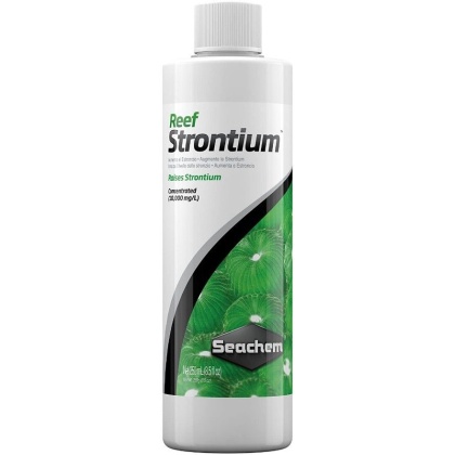 Seachem Reef Strontium Raises Strontium for Aquariums