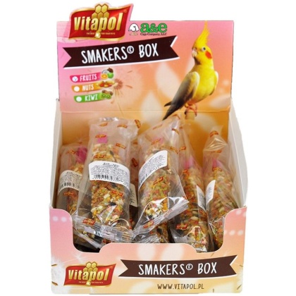 A&E Cage Company Smakers Cockatiel Fruit Treat Sticks