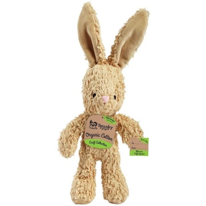 Spunky Pup Organic Cotton Bunny Dog Toy