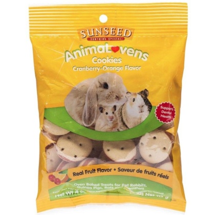 Sunseed AnimaLovens Cranberry Orange Cookies for Small Animals