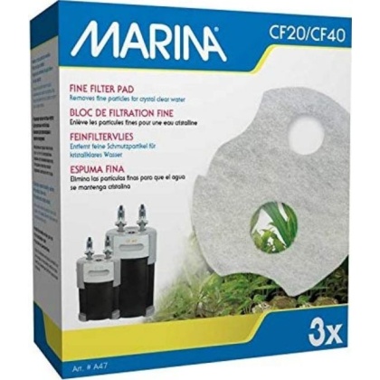 Marina Canister Filter Replacement Fine Filter Pad for CF20/CF40