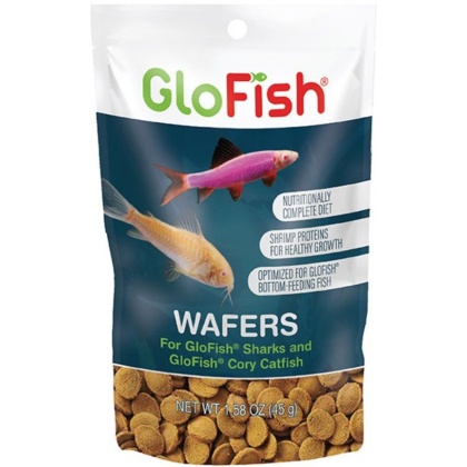 GloFish Cory Wafers Fish Food for GloFish Sharks and Cory Catfish