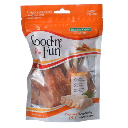 Healthy Hide Good \'n\' Fun Triple-Flavor Wings - Beef, Pork & Chicken