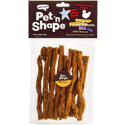 Pet \'n Shape Natural Chik \'n Sweet Potato Stix Dog Treats