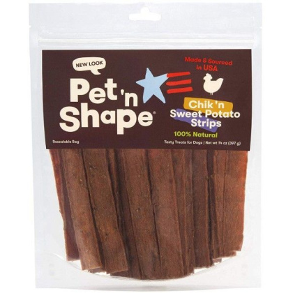 Pet \'n Shape Natural Chik \'n Sweet Potato Strips Dog Treats